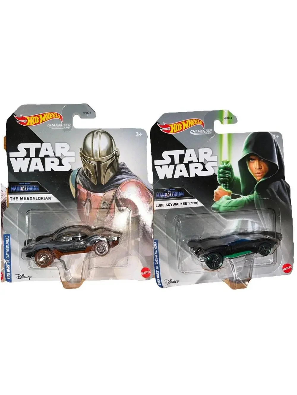 Hot Wheels Character Cars-Star Wars Complete Set of 6 Brand New Grogu Leía Luke